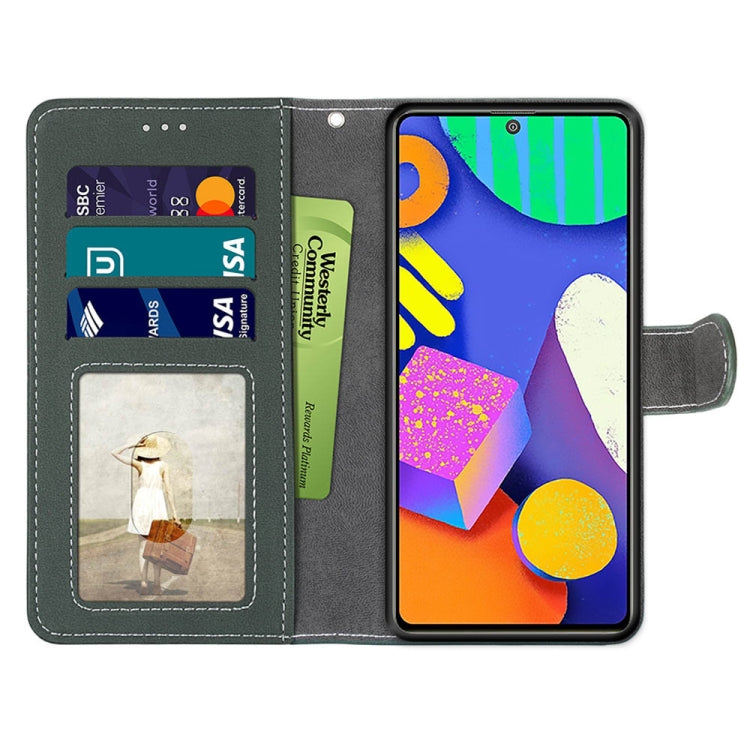 For Samsung Galaxy F62 / M62 Retro Frosted Horizontal Flip PU Leather Case with Holder & Card Slots & Wallet & Photo Frame