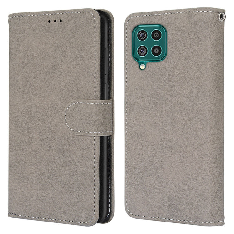 For Samsung Galaxy F62 / M62 Retro Frosted Horizontal Flip PU Leather Case with Holder & Card Slots & Wallet & Photo Frame