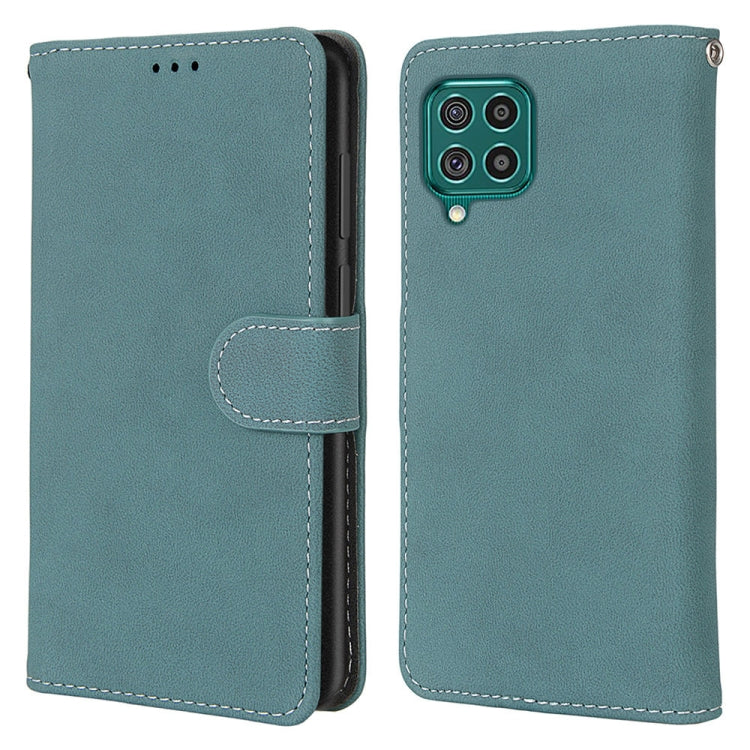 For Samsung Galaxy F62 / M62 Retro Frosted Horizontal Flip PU Leather Case with Holder & Card Slots & Wallet & Photo Frame
