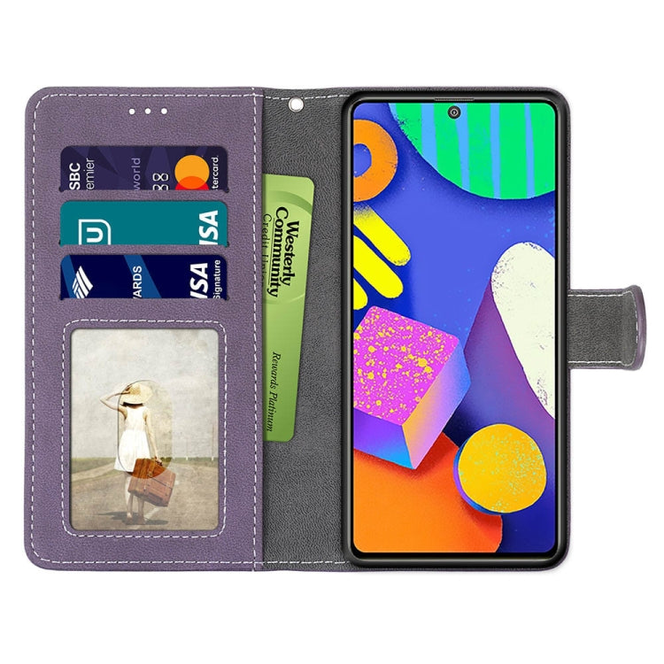 For Samsung Galaxy F62 / M62 Retro Frosted Horizontal Flip PU Leather Case with Holder & Card Slots & Wallet & Photo Frame