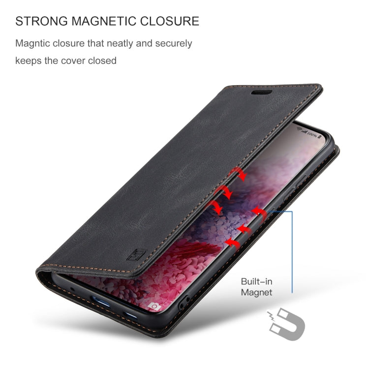 For Samsung Galaxy S20 AutSpace A01 Retro Skin-feel Crazy Horse Texture Horizontal Flip Leather Case with Holder & Card Slots & Wallet & RFID