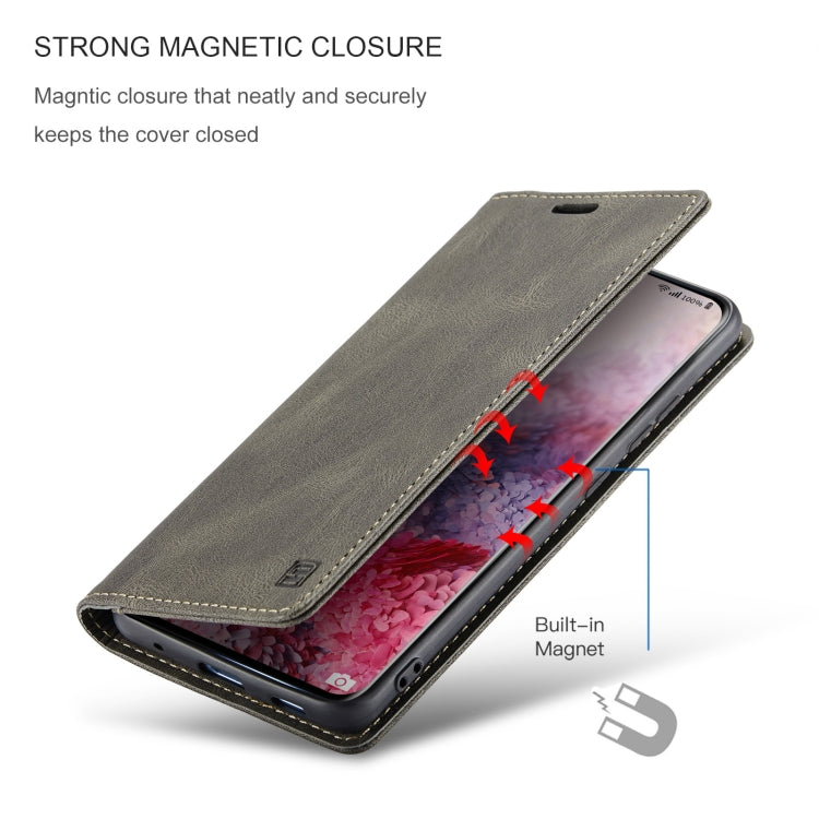 For Samsung Galaxy S20 AutSpace A01 Retro Skin-feel Crazy Horse Texture Horizontal Flip Leather Case with Holder & Card Slots & Wallet & RFID
