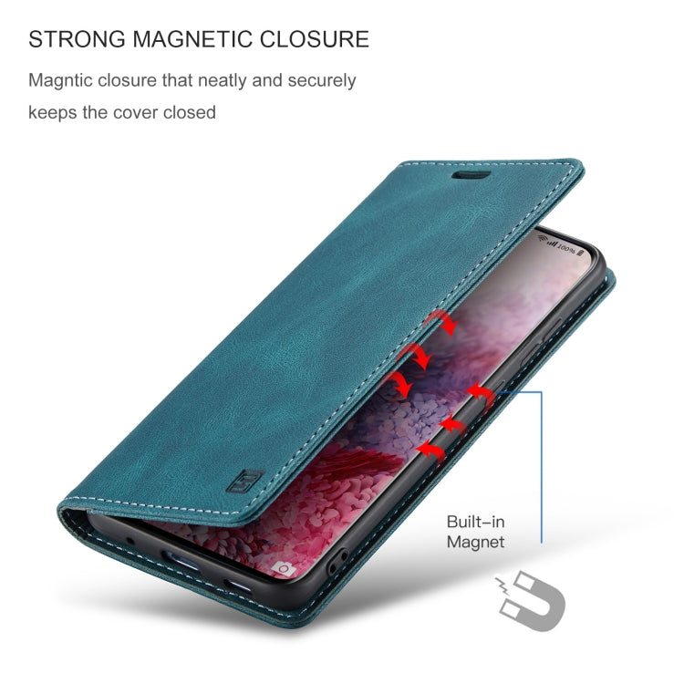 For Samsung Galaxy S20 AutSpace A01 Retro Skin-feel Crazy Horse Texture Horizontal Flip Leather Case with Holder & Card Slots & Wallet & RFID