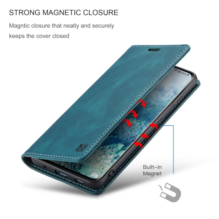 For Samsung Galaxy S20+ AutSpace A01 Retro Skin-feel Crazy Horse Texture Horizontal Flip Leather Case with Holder & Card Slots & Wallet & RFID