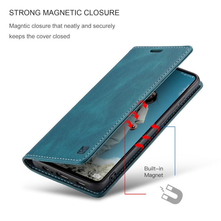 For Samsung Galaxy A72 5G / 4G AutSpace A01 Retro Skin-feel Crazy Horse Texture Horizontal Flip Leather Case with Holder & Card Slots & Wallet & RFID