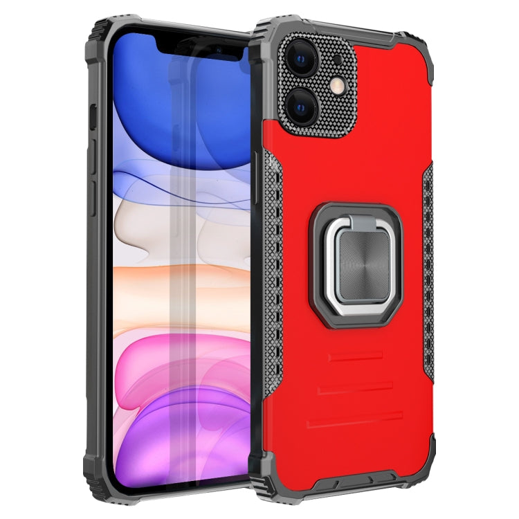 For iPhone 11 Fierce Warrior Series Armor All-inclusive Shockproof Aluminum Alloy + TPU Protective Case with Ring Holder