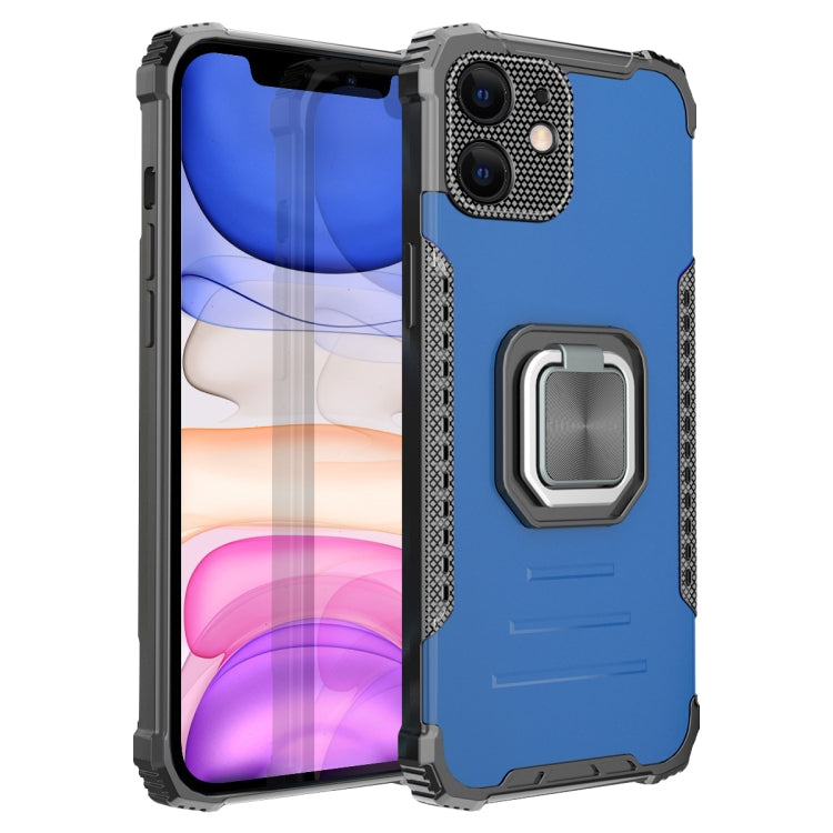 For iPhone 11 Fierce Warrior Series Armor All-inclusive Shockproof Aluminum Alloy + TPU Protective Case with Ring Holder
