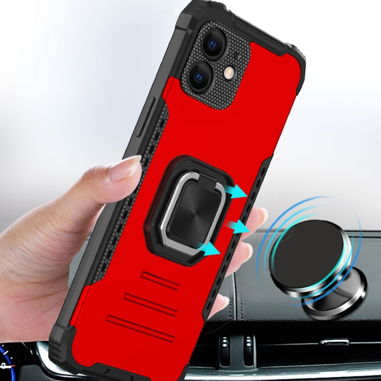 For iPhone 11 Fierce Warrior Series Armor All-inclusive Shockproof Aluminum Alloy + TPU Protective Case with Ring Holder