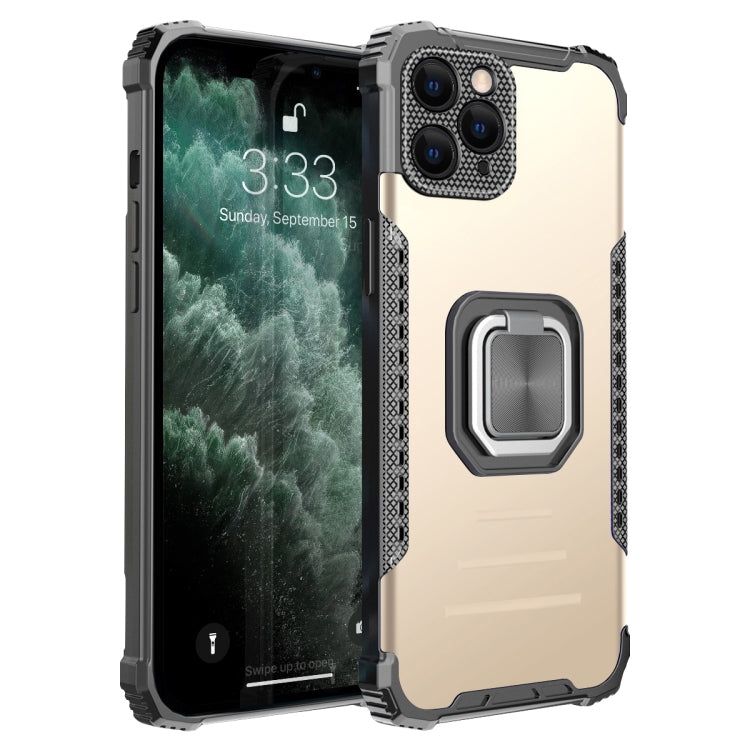 For iPhone 11 Pro Fierce Warrior Series Armor All-inclusive Shockproof Aluminum Alloy + TPU Protective Case with Ring Holder