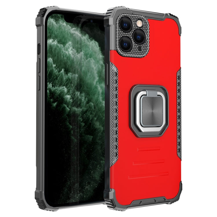 For iPhone 11 Pro Max Fierce Warrior Series Armor All-inclusive Shockproof Aluminum Alloy + TPU Protective Case with Ring Holder