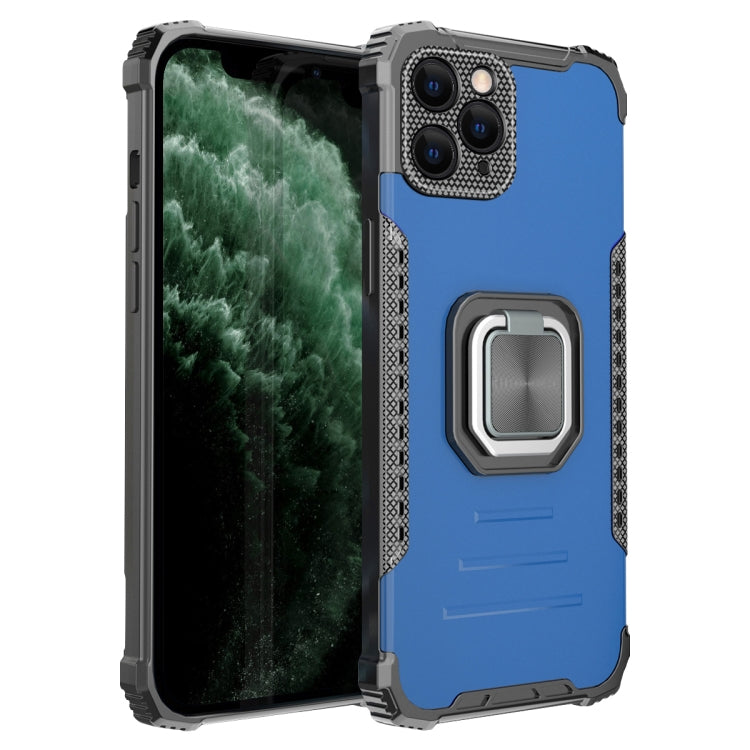 For iPhone 11 Pro Max Fierce Warrior Series Armor All-inclusive Shockproof Aluminum Alloy + TPU Protective Case with Ring Holder