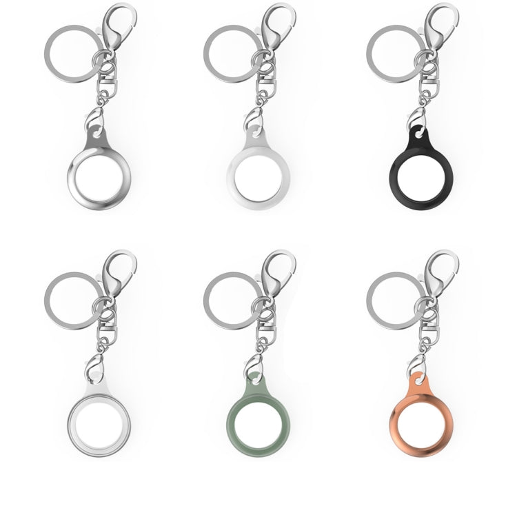Shockproof Anti-scratch TPU Soft Case with Keychain Ring For AirTag