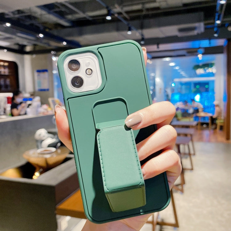 For iPhone 11 Pro Colorful TPU + PC Shockproof Case with Wrist Strap Holder