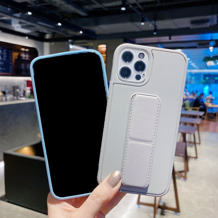 For iPhone 12 mini Colorful TPU + PC Shockproof Case with Wrist Strap Holder