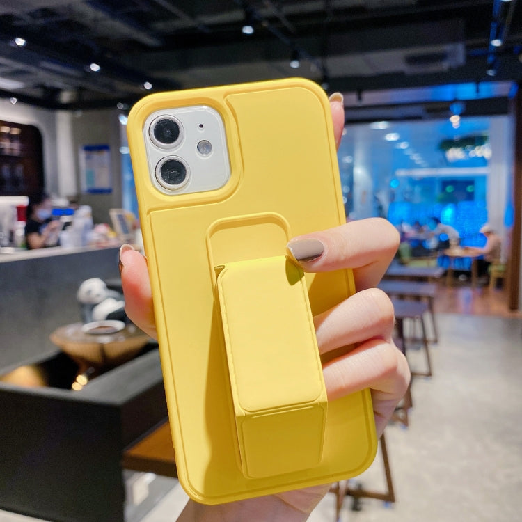For iPhone 12 / 12 Pro Colorful TPU + PC Shockproof Case with Wrist Strap Holder