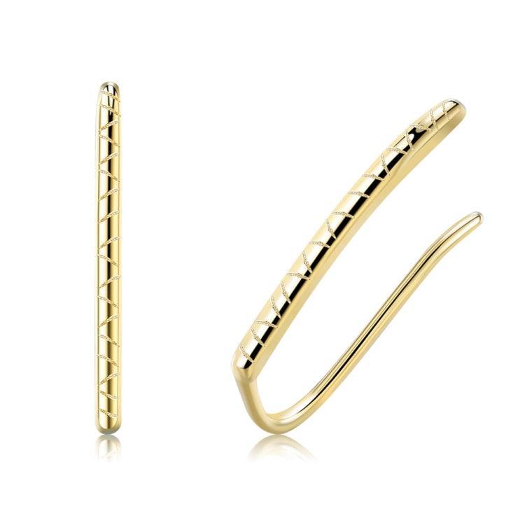 S925 Sterling Silver Women Spiral Cuff Ear Buckle Earrings