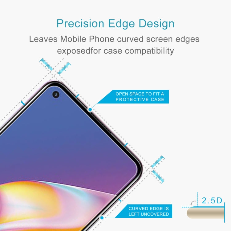 For OPPO Reno5 Lite 0.26mm 9H 2.5D Tempered Glass Film