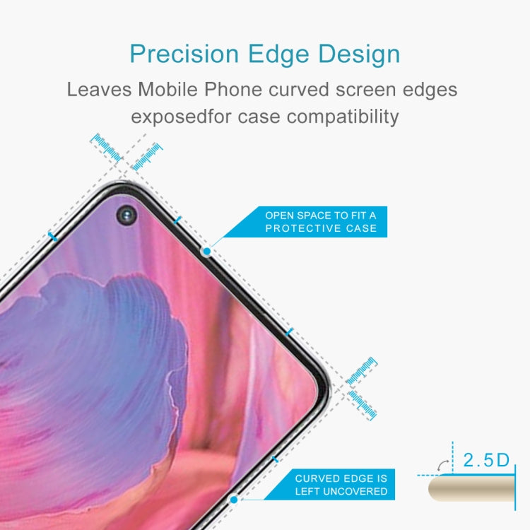 For OPPO A74 5G / A74 4G 10 PCS 0.26mm 9H 2.5D Tempered Glass Film