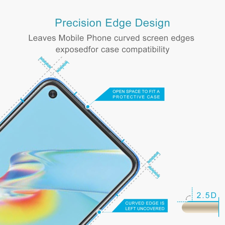 For OPPO A54 10 PCS 0.26mm 9H 2.5D Tempered Glass Film