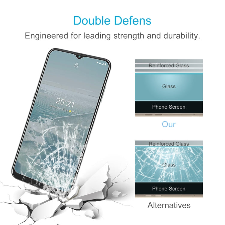 For Nokia G20 10 PCS 0.26mm 9H 2.5D Tempered Glass Film
