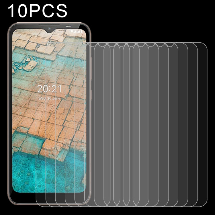 For Nokia C20 10 PCS 0.26mm 9H 2.5D Tempered Glass Film