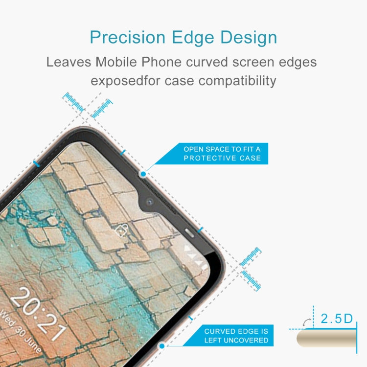 For Nokia C20 10 PCS 0.26mm 9H 2.5D Tempered Glass Film