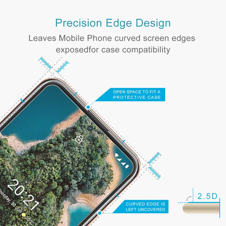 For Nokia X20 50 PCS 0.26mm 9H 2.5D Tempered Glass Film