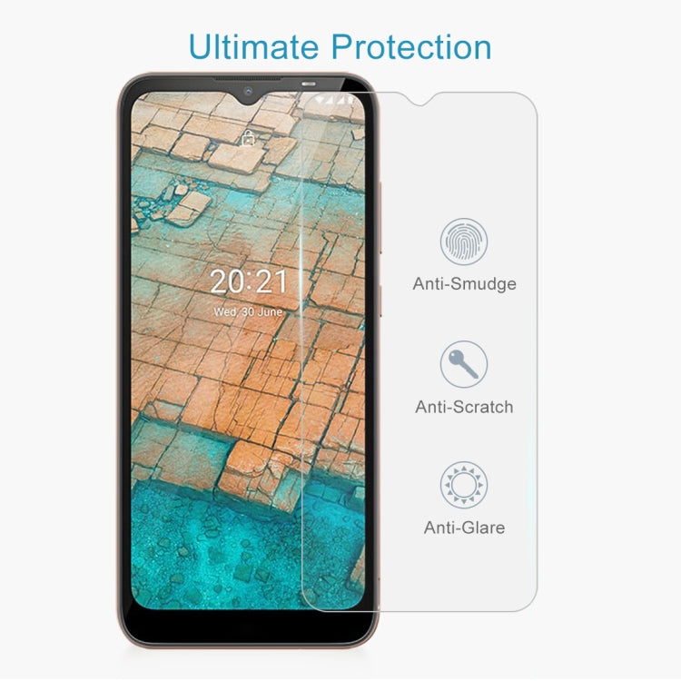 For Nokia C20 50 PCS 0.26mm 9H 2.5D Tempered Glass Film
