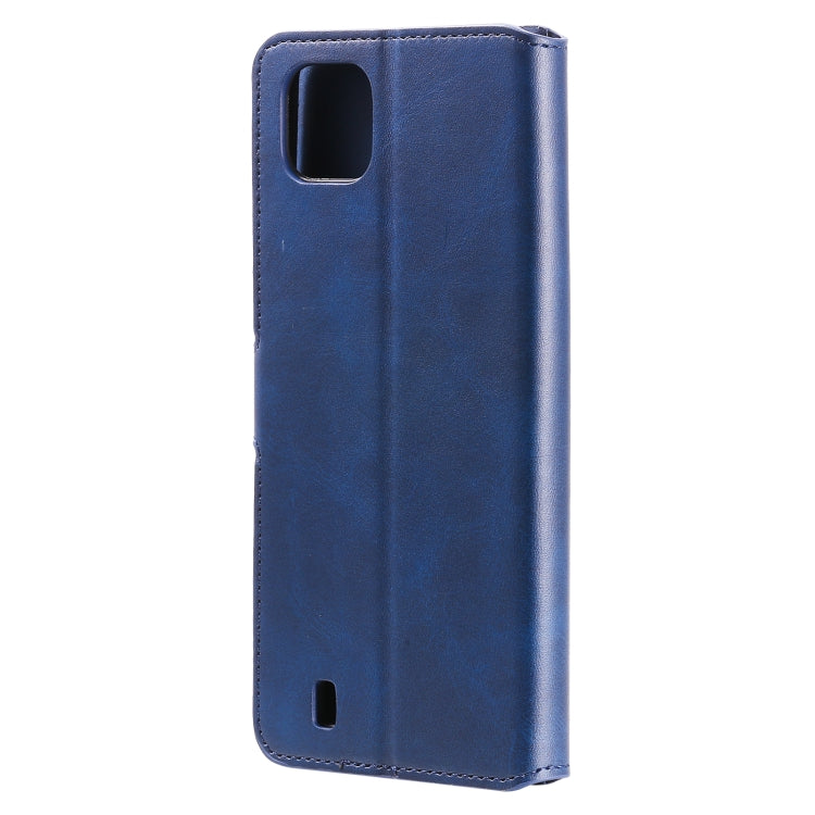 For OPPO Realme C20 Classic Calf Texture PU + TPU Horizontal Flip Leather Case with Holder & Card Slots & Wallet
