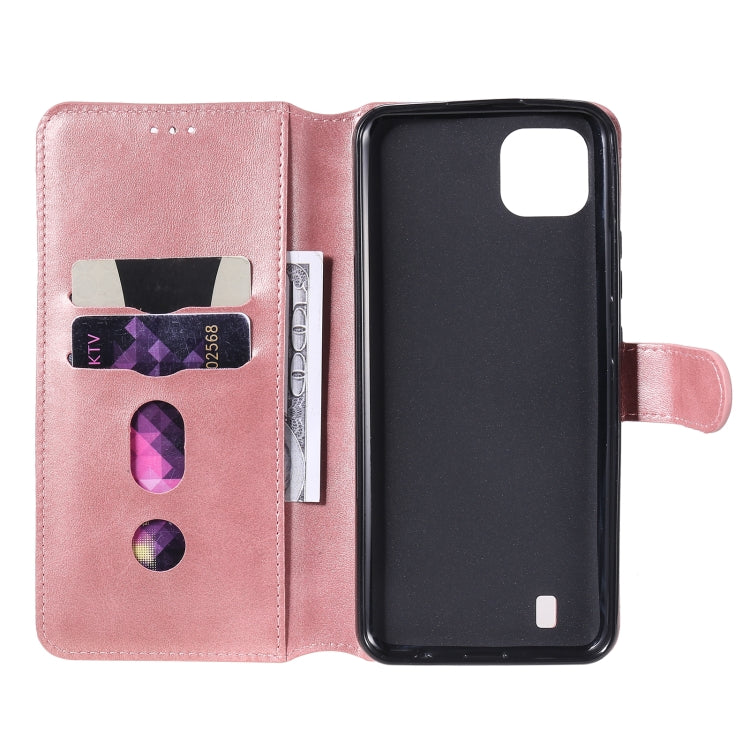 For OPPO Realme C20 Classic Calf Texture PU + TPU Horizontal Flip Leather Case with Holder & Card Slots & Wallet