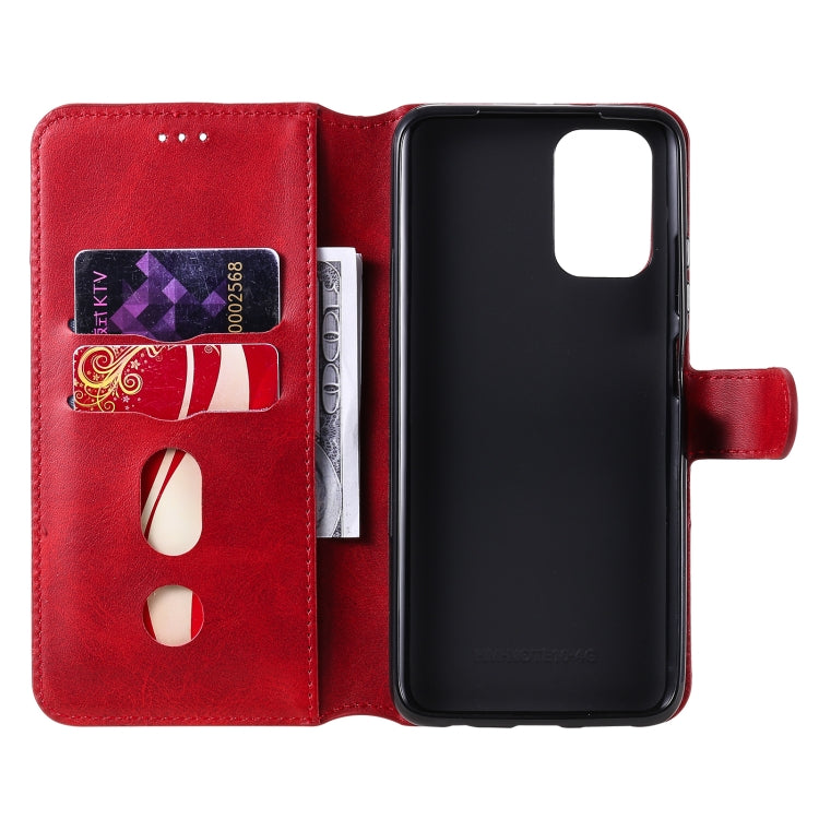 For Xiaomi Redmi Note 10 4G / Note 10S Classic Calf Texture PU + TPU Horizontal Flip Leather Case with Holder & Card Slots & Wallet
