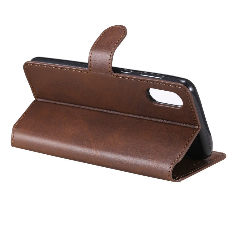For Samsung Galaxy A02 / M02 Classic Calf Texture PU + TPU Horizontal Flip Leather Case with Holder & Card Slots & Wallet