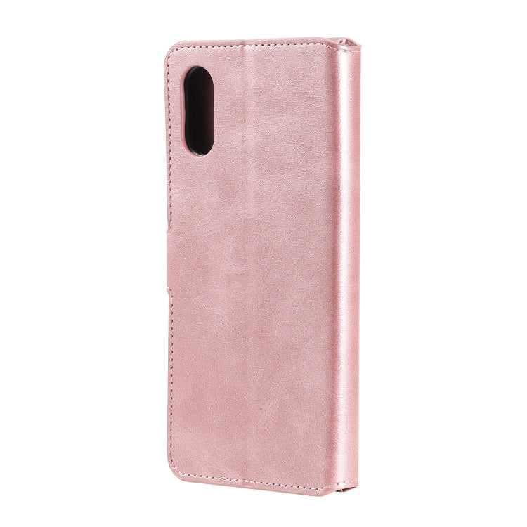 For Samsung Galaxy A02 / M02 Classic Calf Texture PU + TPU Horizontal Flip Leather Case with Holder & Card Slots & Wallet