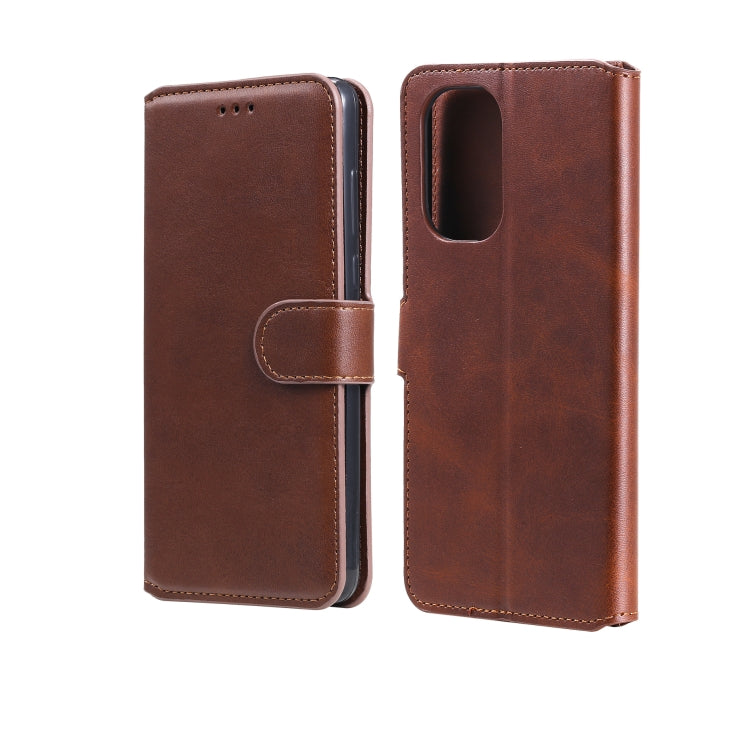 For Xiaomi Redmi K40 / K40 Pro / Mi 11i / Poco F3 Classic Calf Texture PU + TPU Horizontal Flip Leather Case with Holder & Card Slots & Wallet
