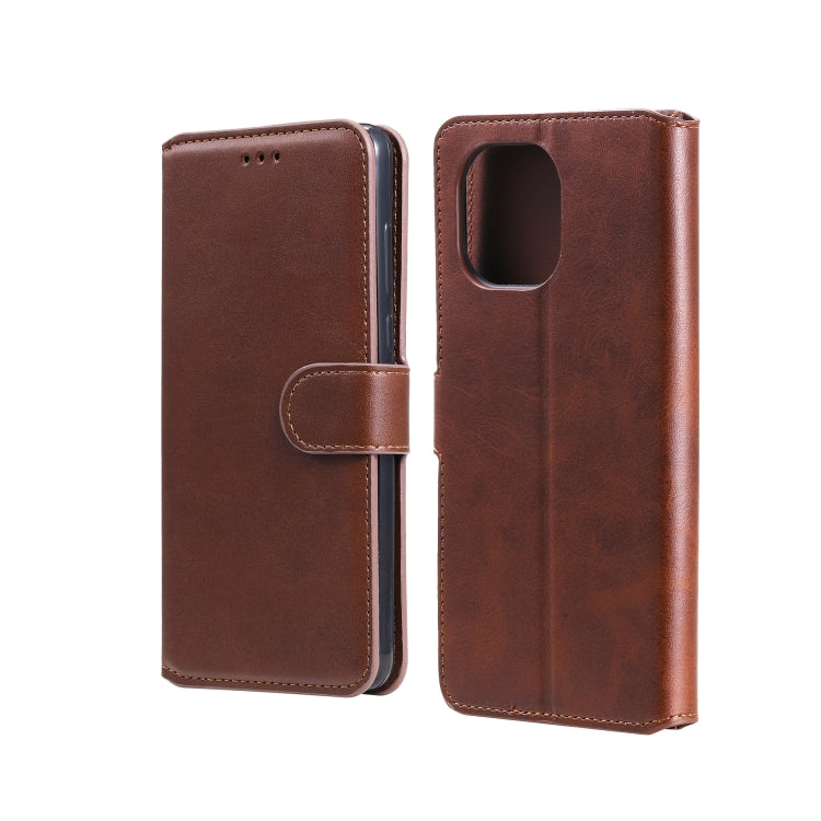 For Xiaomi Mi 11 Classic Calf Texture PU + TPU Horizontal Flip Leather Case with Holder & Card Slots & Wallet