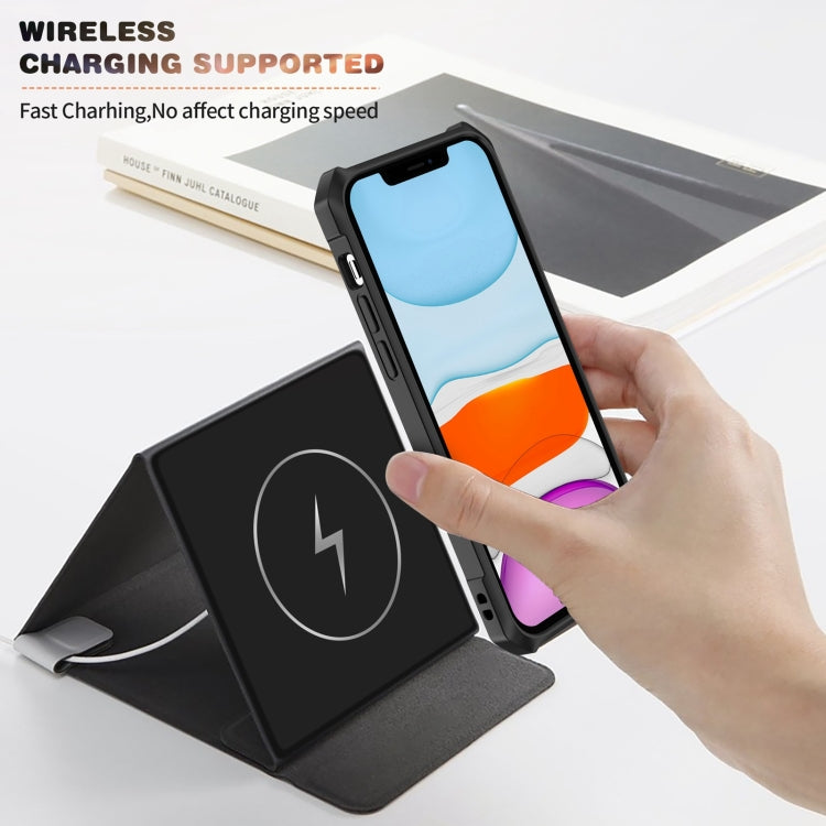 For iPhone 11 Carbon Fiber Acrylic Shockproof Protective Case