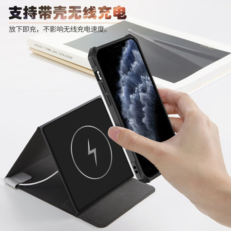For iPhone 11 Pro Max Carbon Fiber Acrylic Shockproof Protective Case
