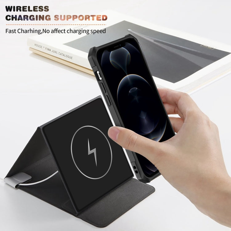 For iPhone 12 Pro Carbon Fiber Acrylic Shockproof Protective Case