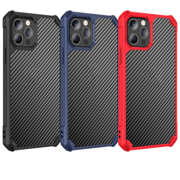 For iPhone 12 Pro Carbon Fiber Acrylic Shockproof Protective Case