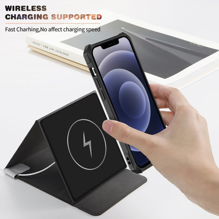 For iPhone 12 mini Carbon Fiber Acrylic Shockproof Protective Case