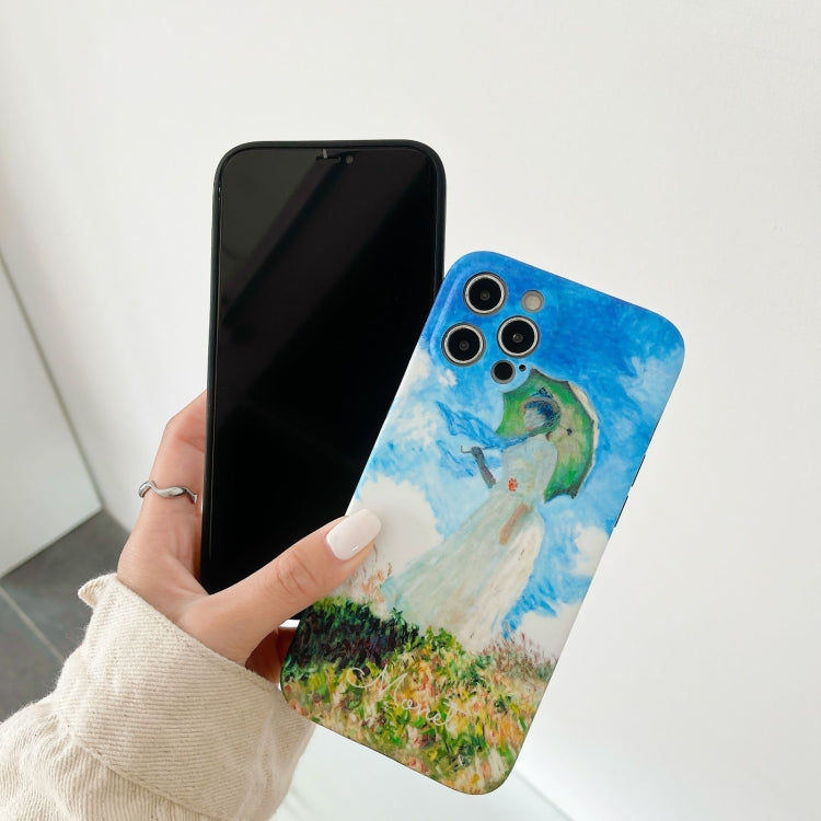 For iPhone 11 IMD Workmanship Oil Painting Protective Case