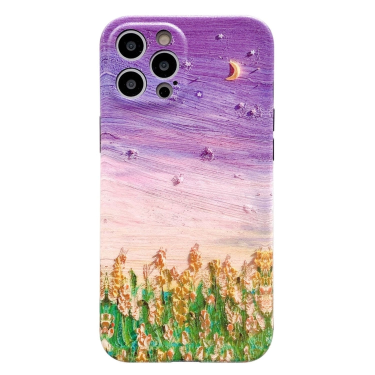 For iPhone 11 Pro IMD Workmanship Oil Painting Protective Case
