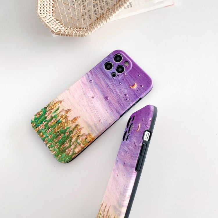 For iPhone 11 Pro IMD Workmanship Oil Painting Protective Case
