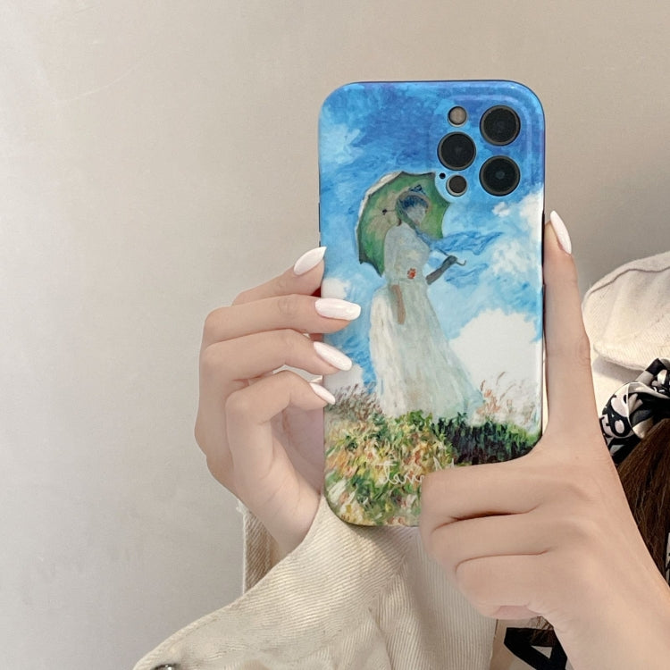 For iPhone 11 IMD Workmanship Oil Painting Protective Case  Pro Max