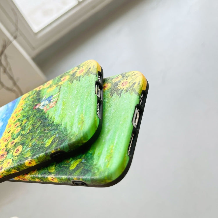 For iPhone 11 IMD Workmanship Oil Painting Protective Case  Pro Max