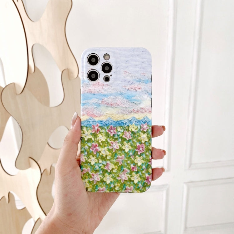 For iPhone 11 IMD Workmanship Oil Painting Protective Case  Pro Max