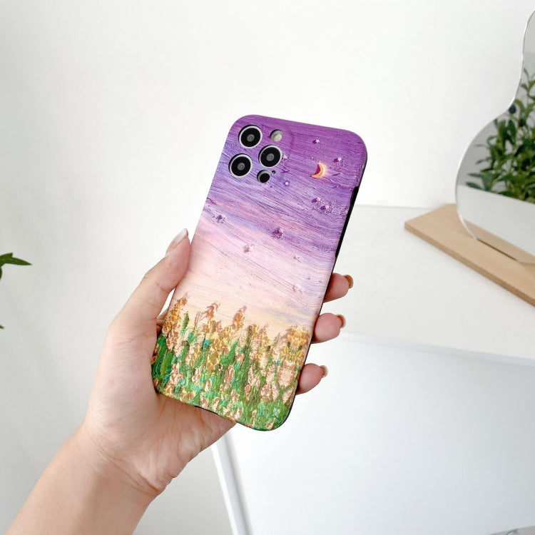 For iPhone 11 IMD Workmanship Oil Painting Protective Case  Pro Max