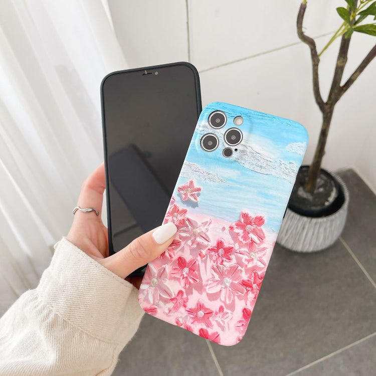 For iPhone 12 mini IMD Workmanship Oil Painting Protective Case
