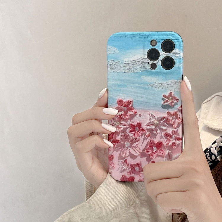 For iPhone 12 mini IMD Workmanship Oil Painting Protective Case