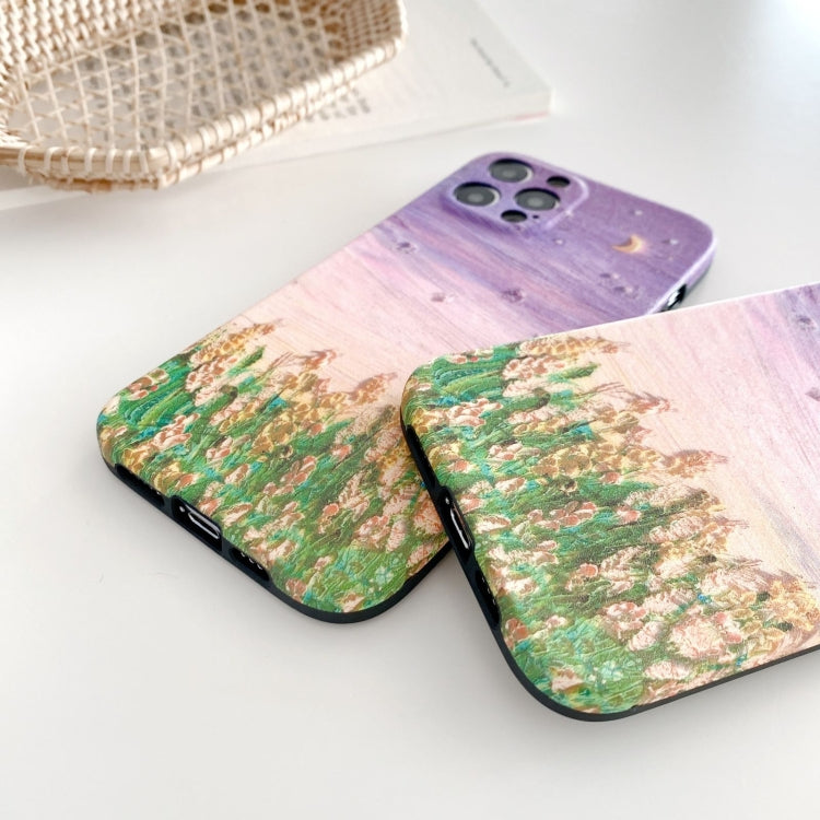 For iPhone 12 mini IMD Workmanship Oil Painting Protective Case